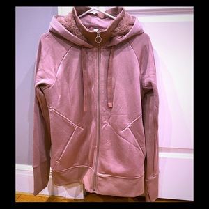 Hooded zip sweatshirt